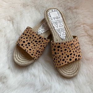 Dolce Vita Espadrille Leopard Sandals